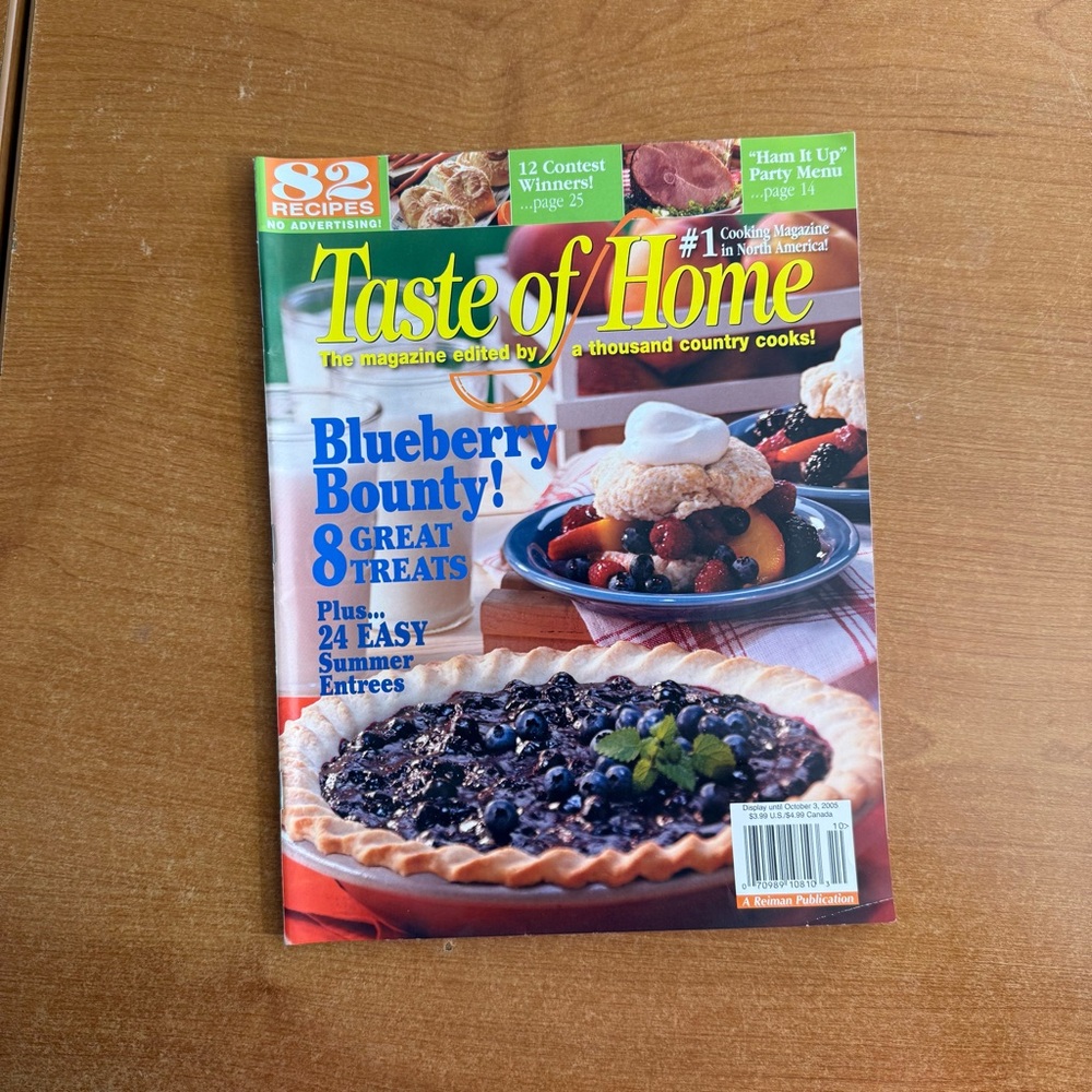 Taste‎ of Home Magazine - Blueberry Bounty Edition
